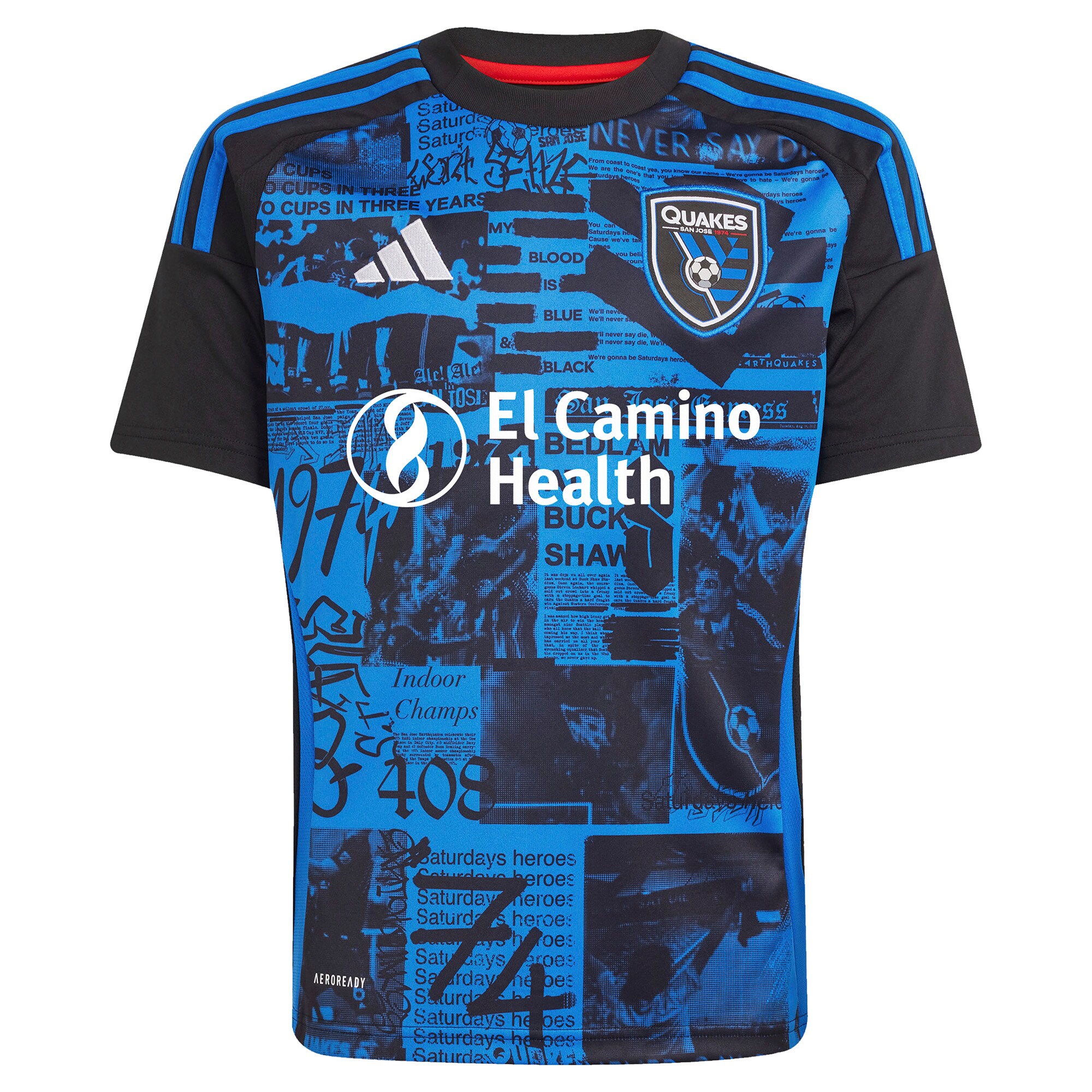 youth san jose earthquakes cristian espinoza adidas black 2025 headliner replica player jersey | San Jose Earthquakes Hats, Jerseys & MLS Apparel