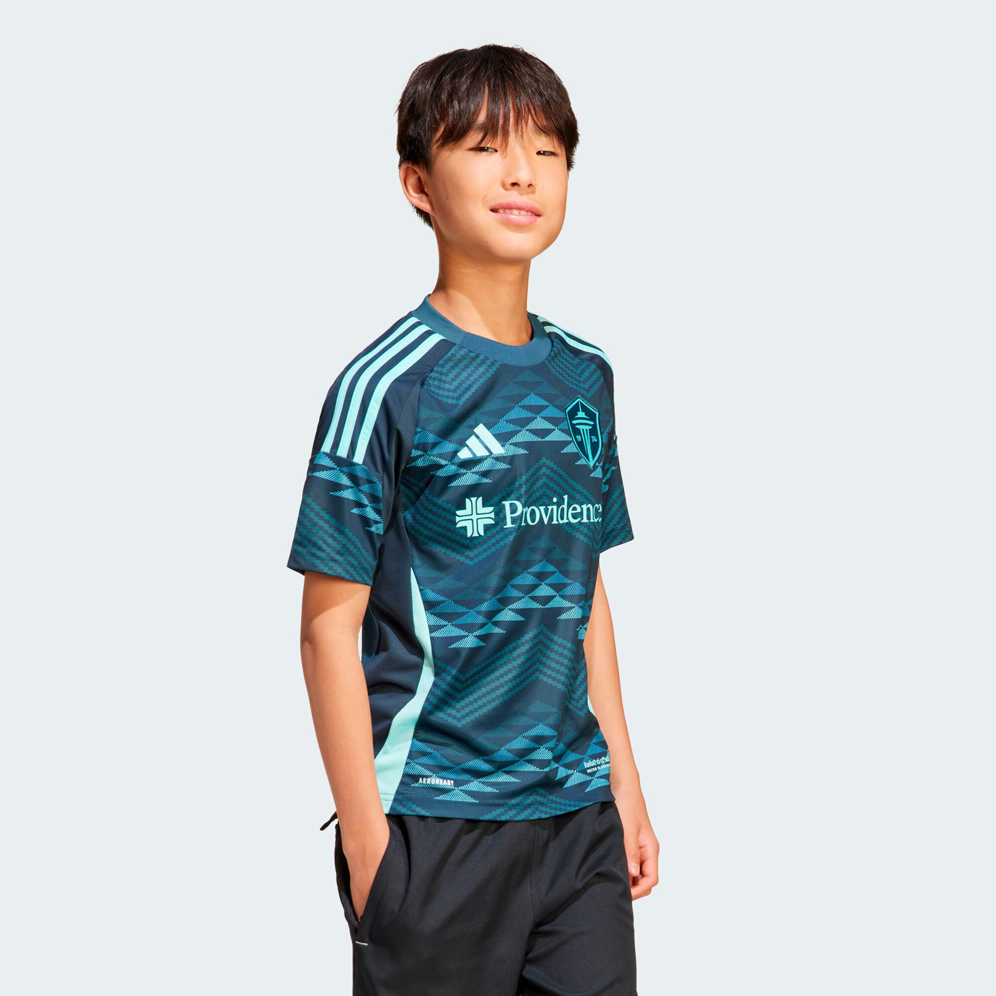 youth seattle sounders fc adidas blue 2025 the salish sea kit replica jersey | San Jose Earthquakes Hats, Jerseys & MLS Apparel