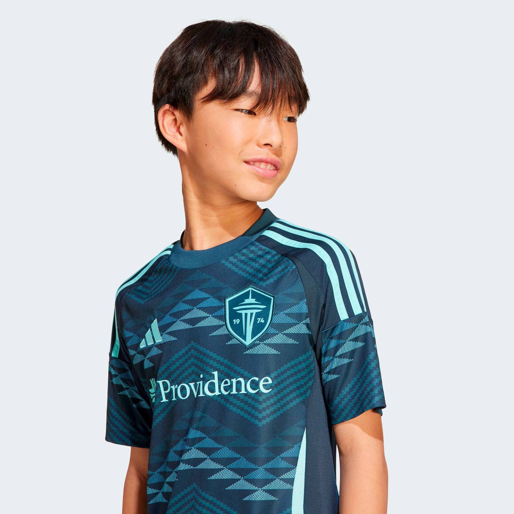 youth seattle sounders fc adidas blue 2025 the salish sea kit replica jersey | San Jose Earthquakes Hats, Jerseys & MLS Apparel