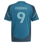 youth seattle sounders fc jesus ferreira adidas blue 2025 the salish sea kit replica player jersey | San Jose Earthquakes Hats, Jerseys & MLS Apparel