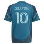 youth seattle sounders fc pedro de la vega adidas blue 2025 the salish sea kit replica player jersey | San Jose Earthquakes Hats, Jerseys & MLS Apparel