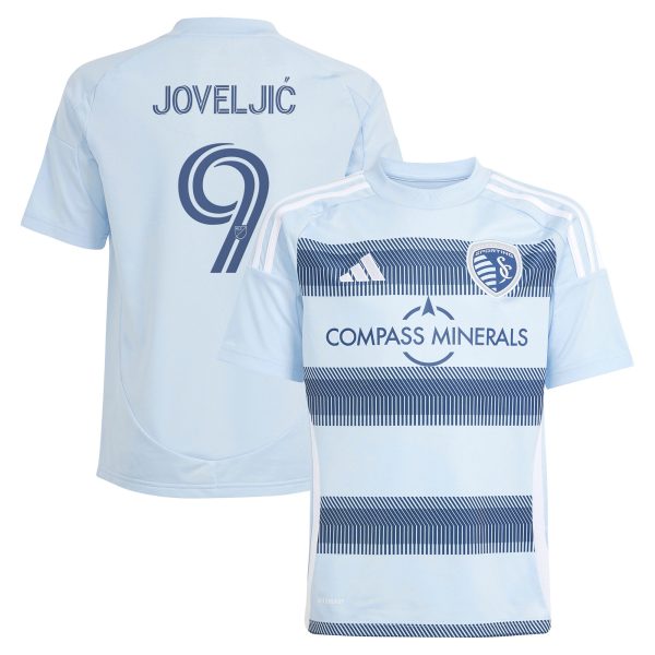 youth sporting kansas city dejan joveljic adidas light blue 2025 one kc replica player jersey | San Jose Earthquakes Hats, Jerseys & MLS Apparel