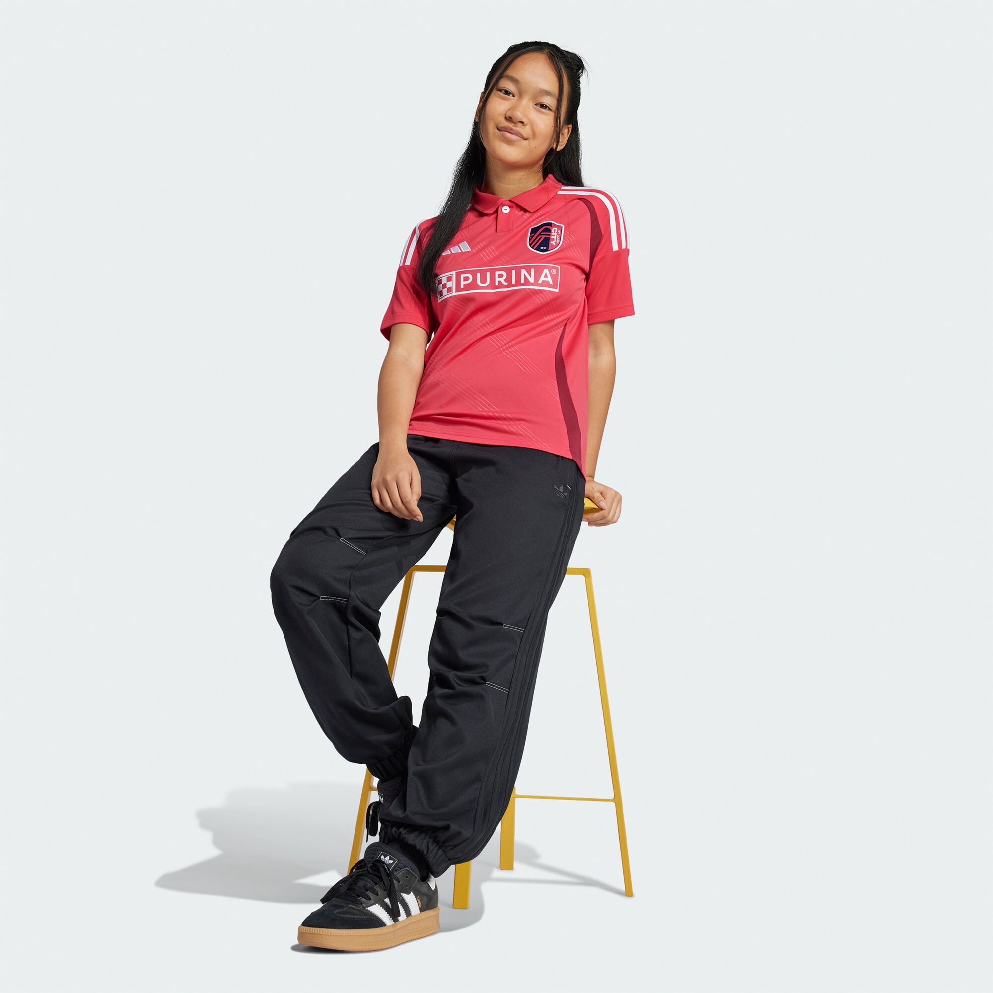 youth st. louis city sc adidas red 2025 forever city red replica jersey | San Jose Earthquakes Hats, Jerseys & MLS Apparel