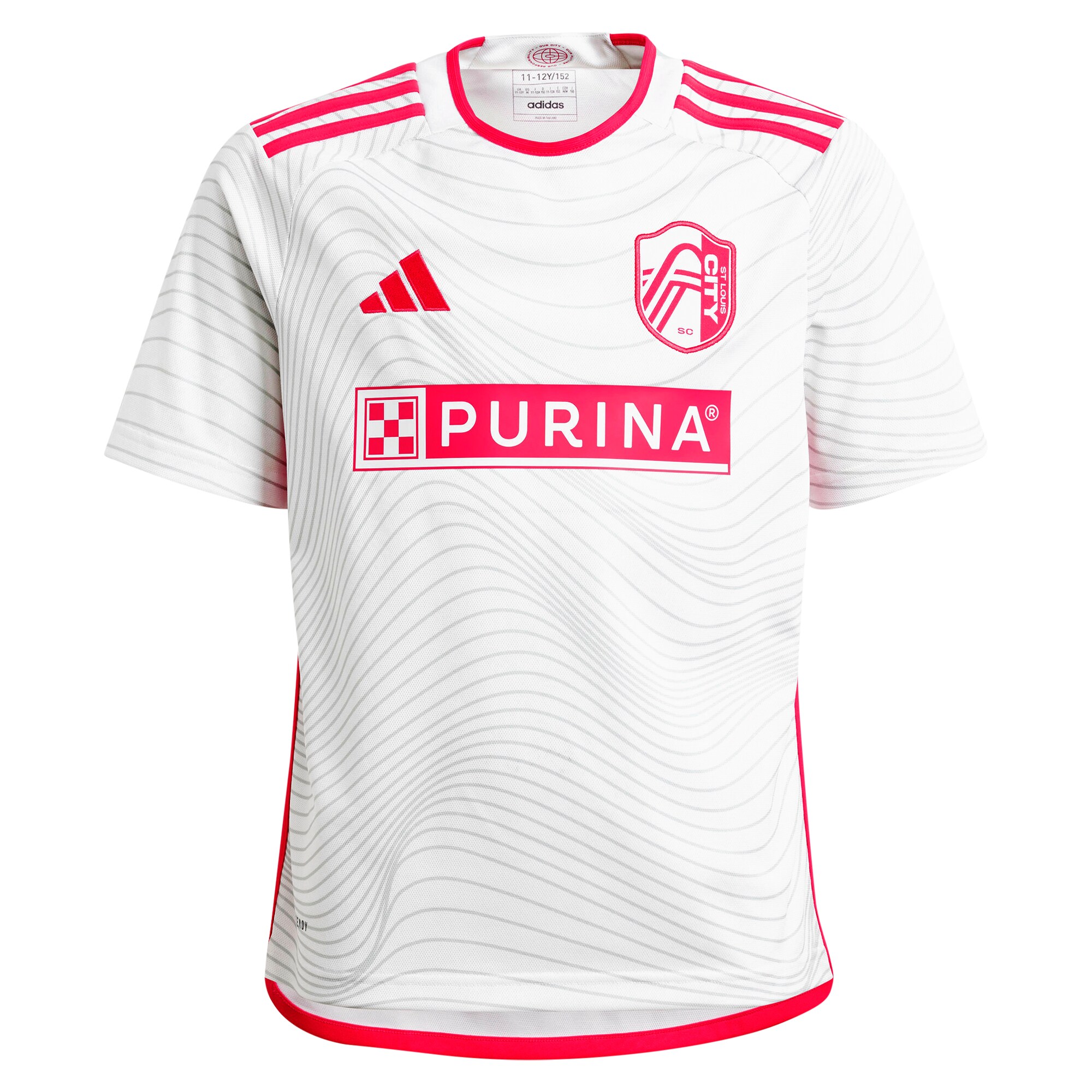 youth st. louis city sc aziel jackson adidas white 2024 the confluence kit replica player jersey | San Jose Earthquakes Hats, Jerseys & MLS Apparel