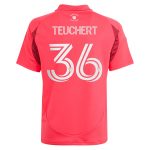 youth st. louis city sc cedric teuchert adidas pink 2025 forever city red replica player jersey | San Jose Earthquakes Hats, Jerseys & MLS Apparel