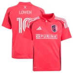 youth st. louis city sc eduard löwen adidas red 2025 forever city red replica player jersey | San Jose Earthquakes Hats, Jerseys & MLS Apparel