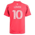 youth st. louis city sc eduard löwen adidas red 2025 forever city red replica player jersey | San Jose Earthquakes Hats, Jerseys & MLS Apparel