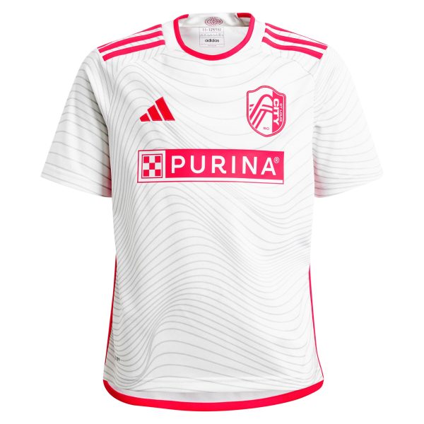 youth st. louis city sc eduard löwen adidas white 2024 the confluence kit replica player jersey | San Jose Earthquakes Hats, Jerseys & MLS Apparel