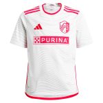 youth st. louis city sc joão klauss adidas white 2024 the confluence kit replica player jersey | San Jose Earthquakes Hats, Jerseys & MLS Apparel