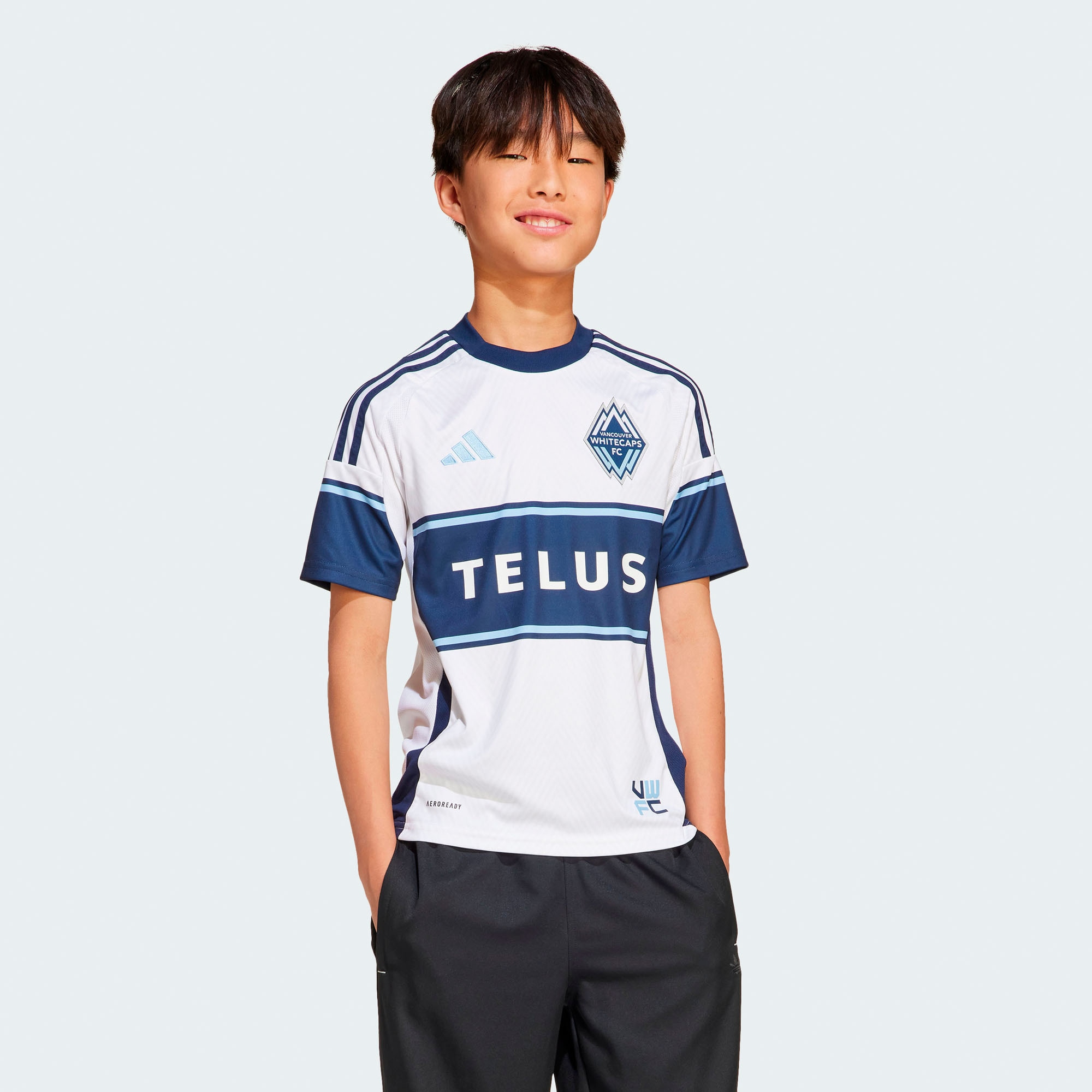youth vancouver whitecaps fc adidas white 2025 the peak replica jersey | San Jose Earthquakes Hats, Jerseys & MLS Apparel